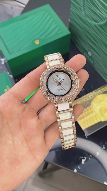 ROLEX LADIES – ROSE GOLD WHITE EDITION
