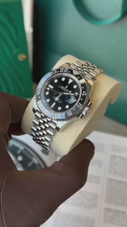 Rolex GMT Master II Silver Watch