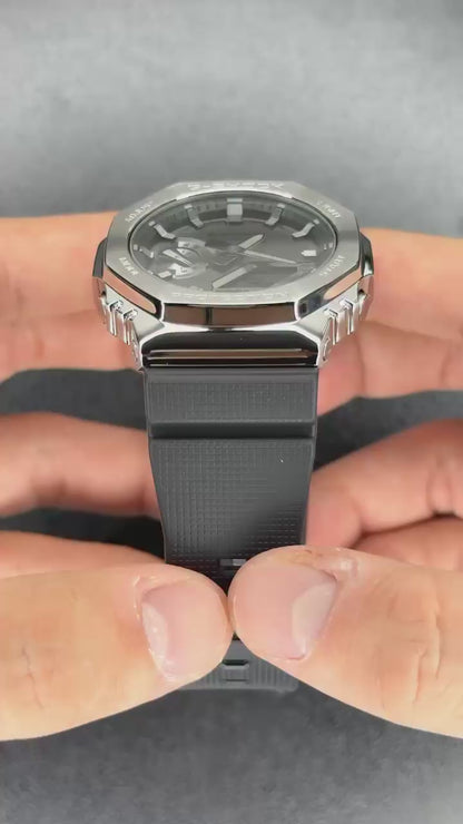 G-SHOCK GA-2100 – SILVER STEEL CASIO OAK EDITION