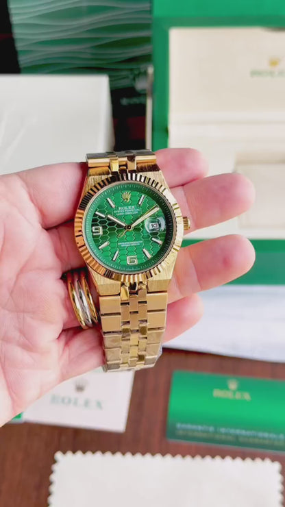 ROLEX LAND-DWELLER – GREEN GOLD PREMIUM EDITION