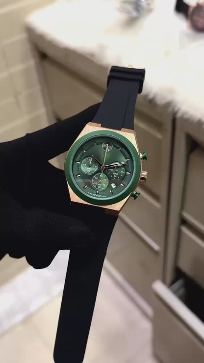 Movado Bold Chronograph  Green Edition