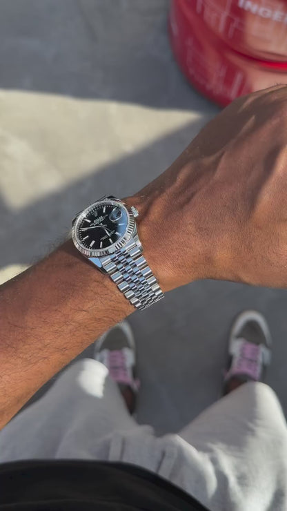 ROLEX DATEJUST BLACK DIAL