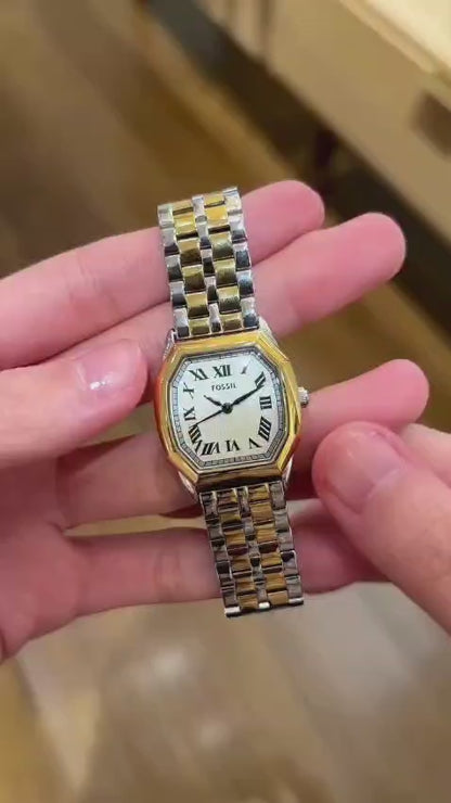 Fossil Harlow Two Tone Analog Watch
