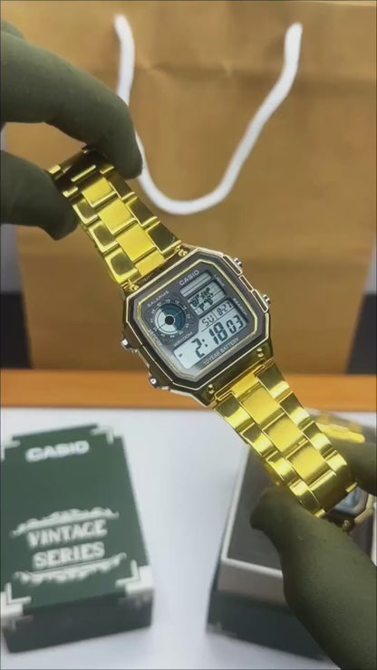 CASIO ROYALE – AE-1200 GOLD WORLD TIME EDITION