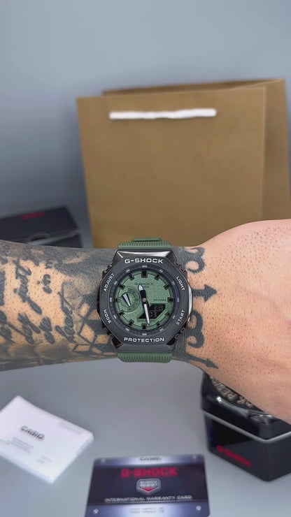 G-SHOCK GM-2100 METAL GREEN EDITION