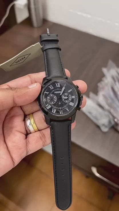 FOSSIL BRONSON BLACK CHRONOGRAPH