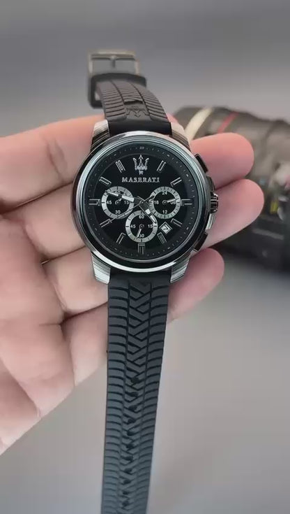 MASERATI SUCCESSO CHRONOGRAPH – BLACK SPORT EDITION