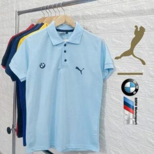 Bmw Mms Striped Motorsport Polo T-Shirt