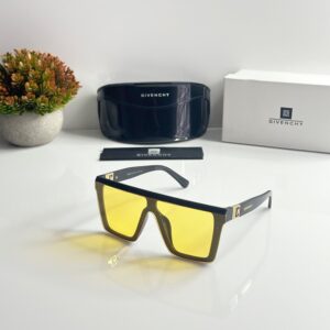 Men’s Yellow Square Sunglasses