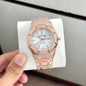 Aud_emars Pi_guet Rosegold White Dial