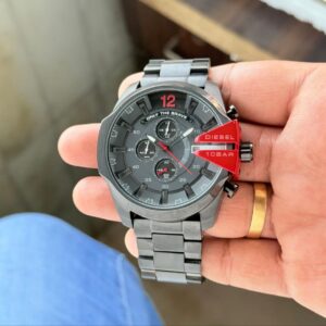 Die_sel  Men’s Black Chronograph Stainless Steel Watch DZ4282