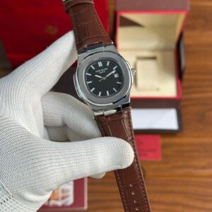 Pat_ek Phi_lippe Brown Leather Watch