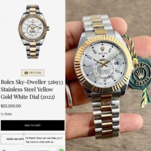 Rol_ex Sky-Dweller Oyster White