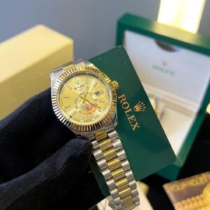 Rol_ex Sky-Dweller Oyster Gold