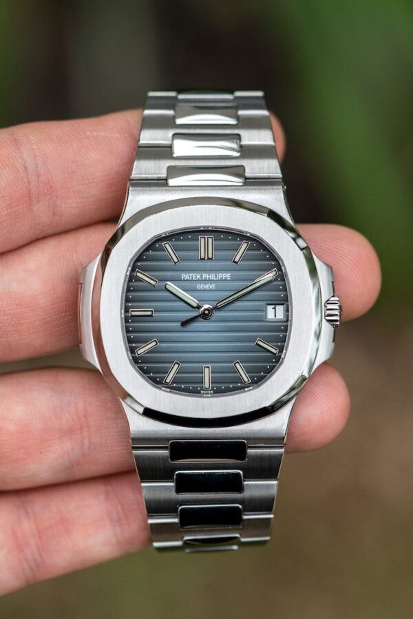 Pat_ek Phil_ippe Square Blue Men's Watch - Image 3