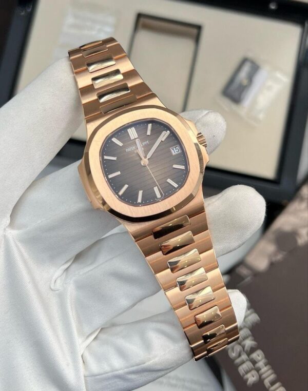 Pat_ek Phil_ippe Square Brown Men's Watch - Image 3