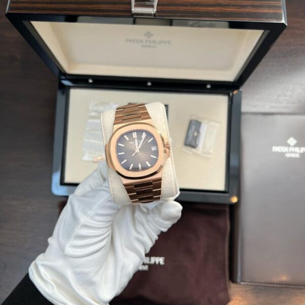 Pat_ek Phil_ippe Square Brown Men's Watch - Image 4