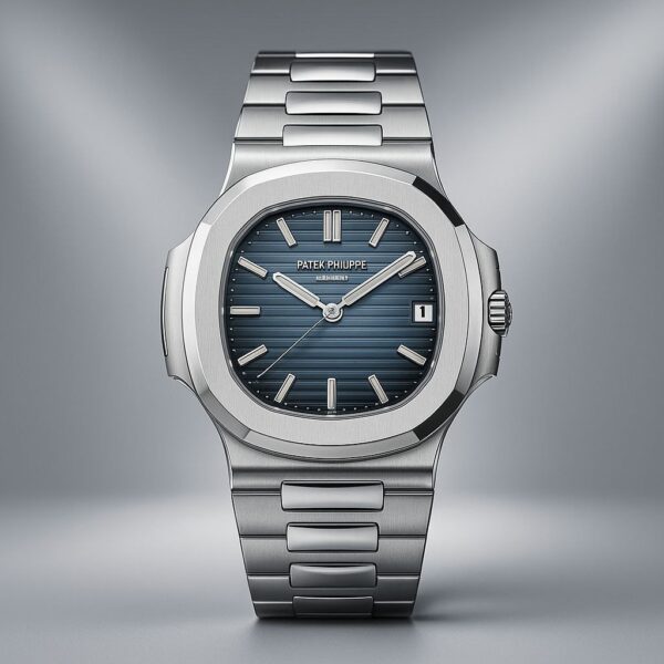 Pat_ek Phil_ippe Square Blue Men's Watch