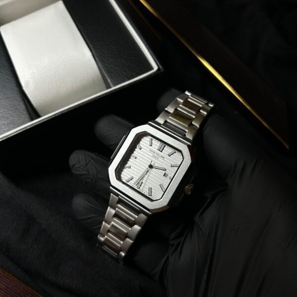 Pat_ek Phi_lippe Cubitus - Silver Tone White Dial - Image 2