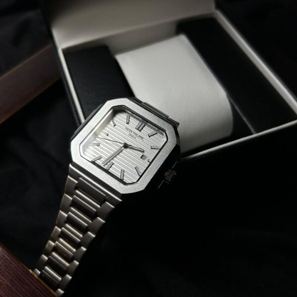 Pat_ek Phi_lippe Cubitus - Silver Tone White Dial - Image 4