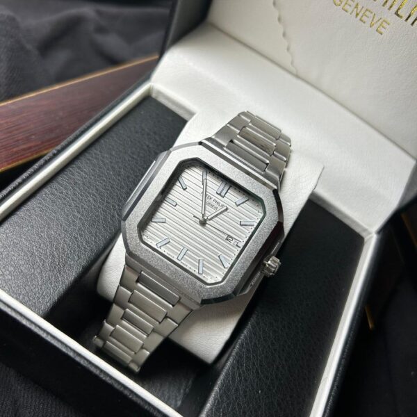 Pat_ek Phi_lippe Cubitus - Silver Tone White Dial - Image 3