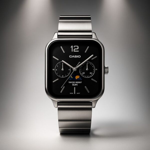 Ca_sio STANDARD MTP-M305D-7AV Black Dial Men’s Watch