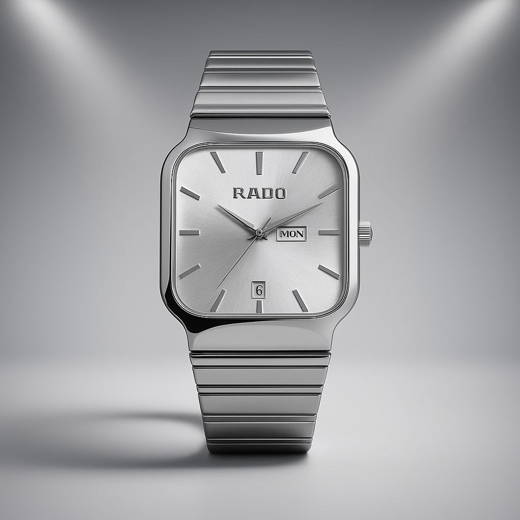 Ra_do Silver Metal Strap Men’s Luxury Watch